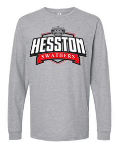 1. Grey Tultex Long Sleeve T-Shirt (Adult) {H.El.P.}