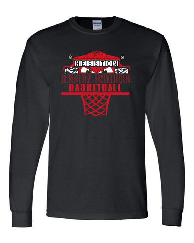 Gildan Long Sleeve T-Shirt {Hesston Basketball}
